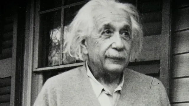 Einstein yaslı fotoğraf