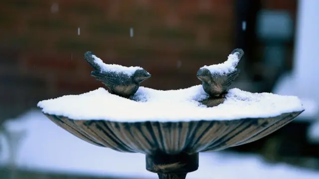 Сильнейший снегопад в Ливерпуле