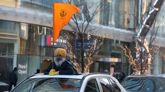 কানাডাতে শিখদের প্রতিবাদী মোটর কনভয়