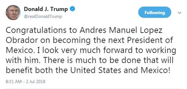 அதிபர் டொனால்டு டிரம்ப்