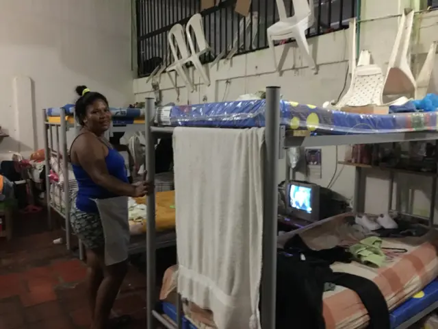 Esta es la cama de Alma Eugenia Suárez, una de las concineras de Interno.