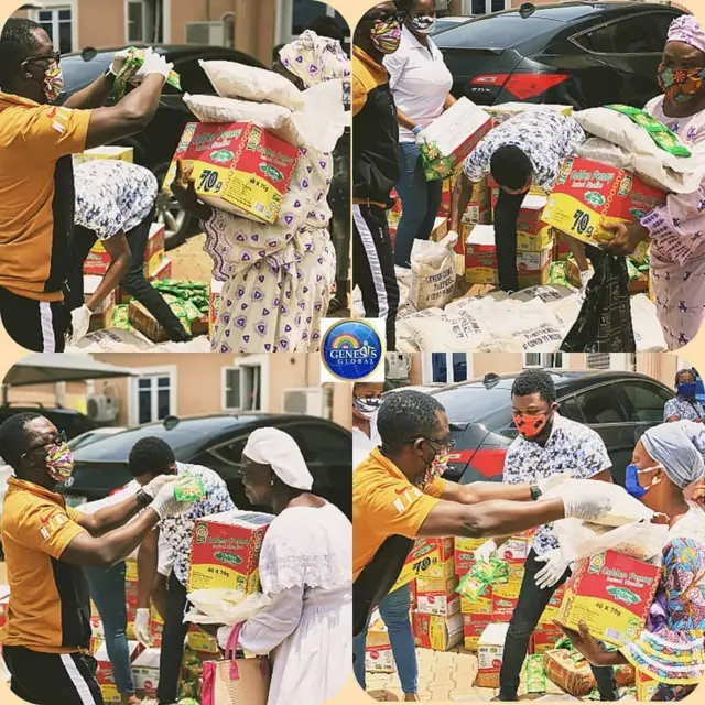 Awọn ijọ Genesis Global n fun awọn alaini ni ounjẹ