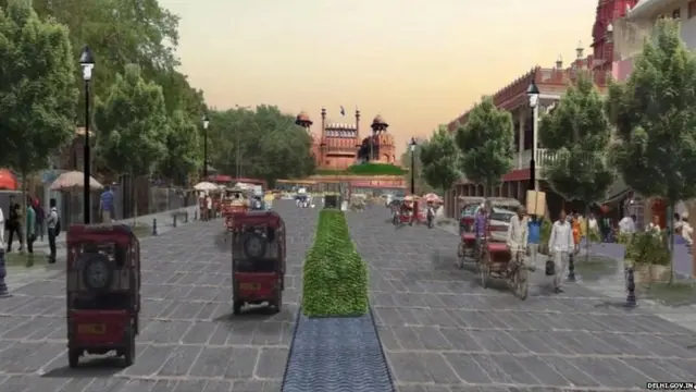 ਇਹ ਸਕੈਚ ਦਿੱਲੀ ਸਰਕਾਰ ਵੱਲੋਂ ਚਾਂਦਨੀ ਚੌਕ ਫੇਸ ਲਿਫਟ ਯੋਜਨਾ ਤਹਿਤ ਪ੍ਰਸਤੁਤ ਕੀਤਾ ਗਿਆ ਹੈ