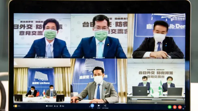 台日党派高层会议形容两地面对中国是“命运共同体” - BBC News 中文