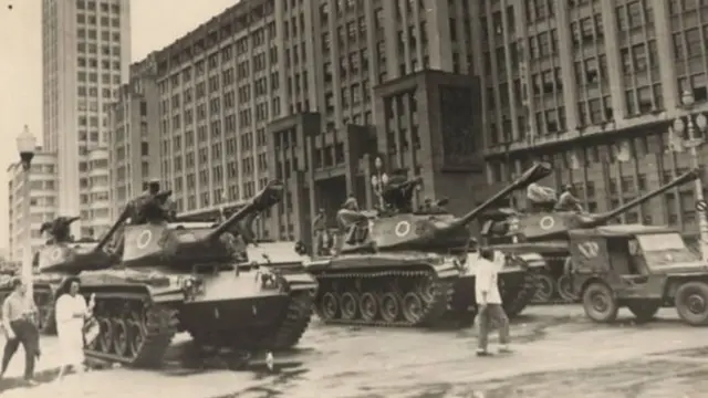Tanques nas ruas no Brasil