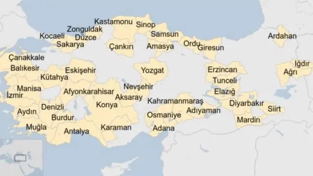 bu gün Türkiyə 41 vali dəyişdi 41 vali