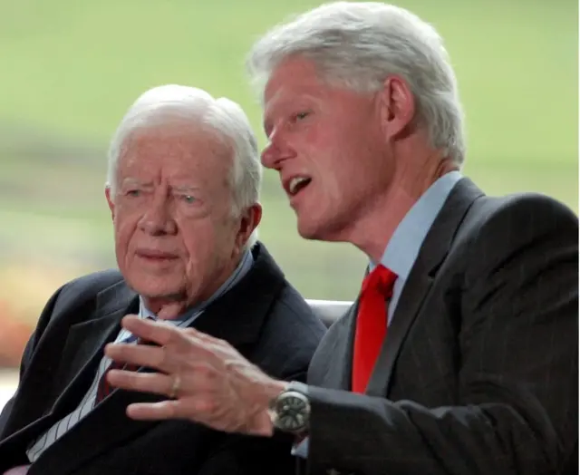 जिमी कार्टर, बिल क्लिंटन