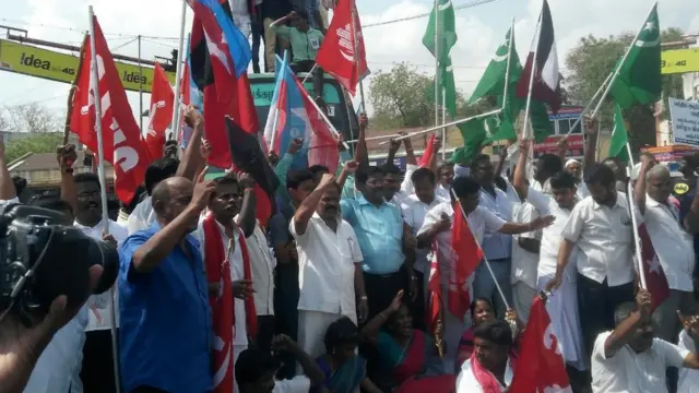 காவிரி விவகாரம்: முழு அடைப்பு, மறியல், தலைவர்கள் கைது