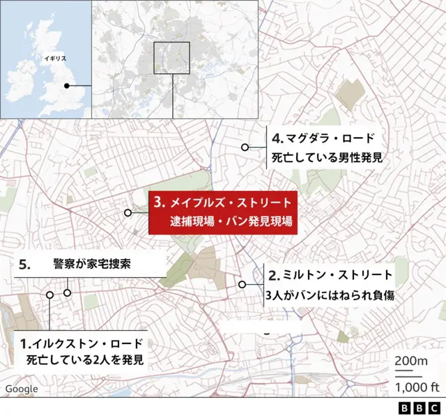 ノッティンガム地図