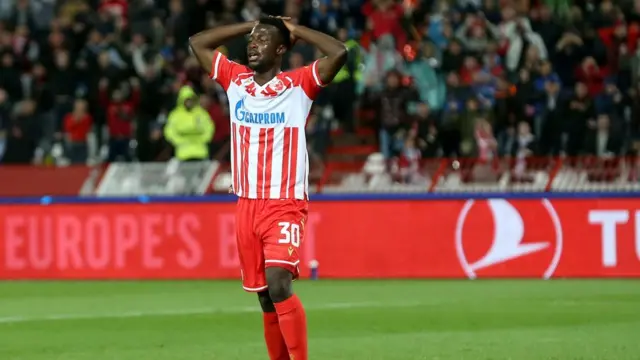 Osman Bukari, fudbaler Crvene zvezde