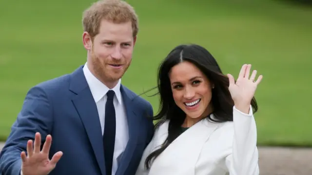 Harry y Meghan el día que anunciaron su compromiso