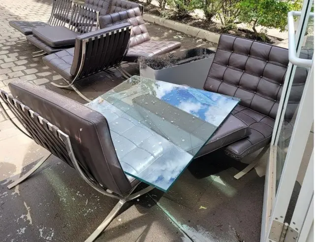 अमेरिका में बारिश से बाढ़ जैसी स्थिति