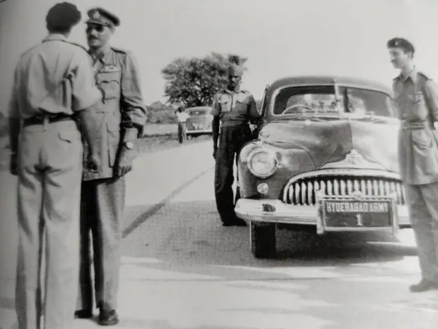 हैदराबाद के निज़ाम की सेना के अधिकारी