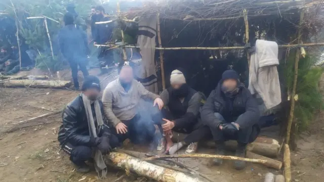 Кубинцы у костра