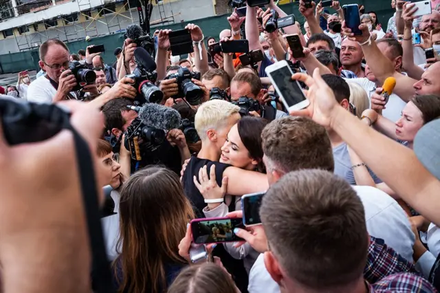 Тихановская и Колесникова