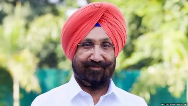पंजाब के उपमुख्यमंत्री सुखजिंदर सिंह रंधावा