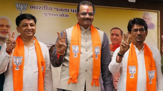 જિતુ વાઘાણી સાથે અલ્પેશ ઠાકોર