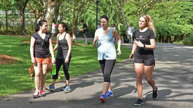 Egzersizleri bazı kişiler şaşkınlıkla karşılıyor