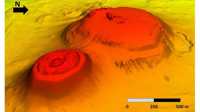 Mapa do fundo do mar