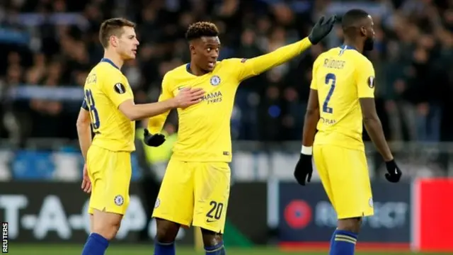Cesar Azpilicueta ana Callum Hudson-Odoi
