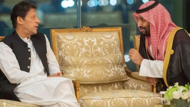 محمد بن سلمان اور عمران خان (فائل فوٹو)
