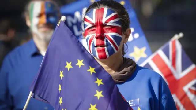 Manifestante antibrexit
