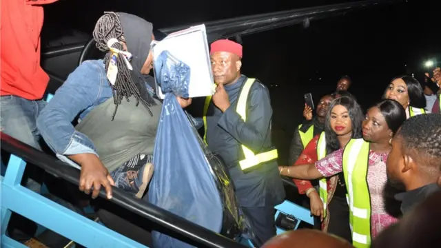 Hon Abike Dabiri-Erewa na Allen Onyema