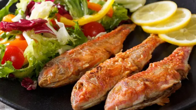 Жареная кефаль