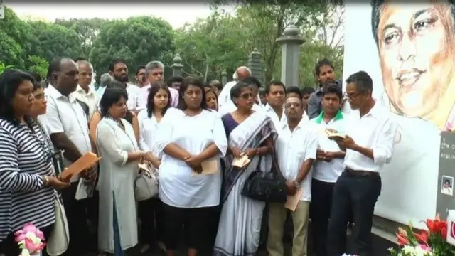 ලසන්ත සමරු වැඩ සටහනක්