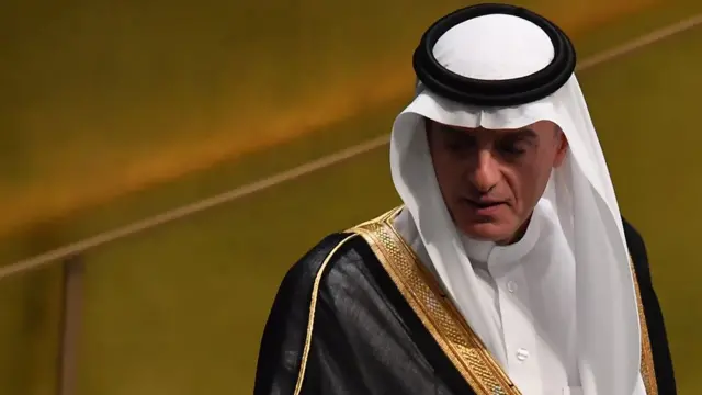 Ministro das Relações Exteriores saudita, Adel al-Jubeir