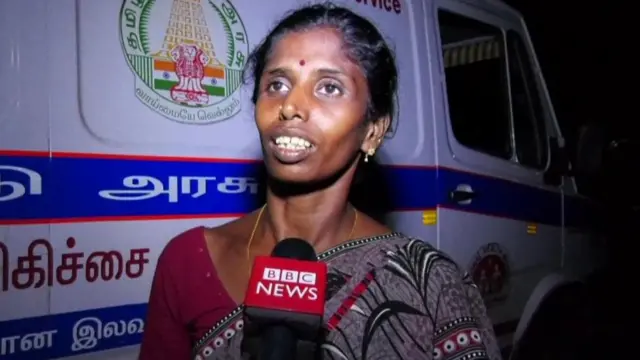 காயம் அடைந்த மாணவர் சஞ்சய்யின் தாய் நதியா