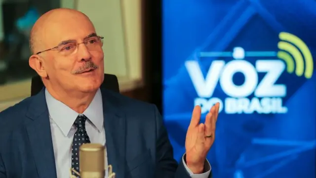 O ex-ministro da Educação, Milton Ribeiro, participando do programa A Voz do Brasilsite de apostas ganhar dinheiro02/03/2021