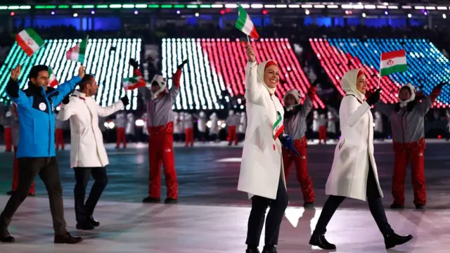 رژه ورزشکاران ایرانی