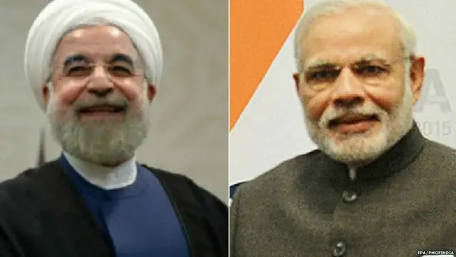 हसन रुहानी और मोदी