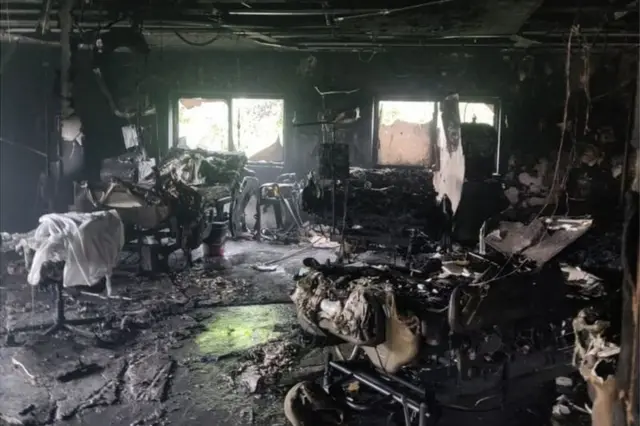 શ્રેય હૉસ્પિટલમાં આગ લાગ્યા બાદ આઈસીયુની સ્થિતિ