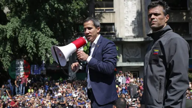Juan Guaidó e Leopoldo López