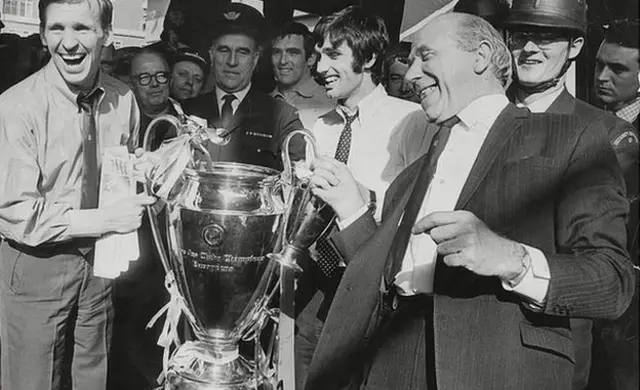 George Best with the European Cup in 1968