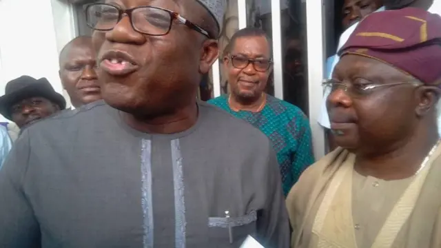 Kayode Fayemi ati Iyiola Omisore