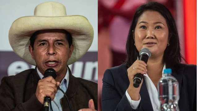Pedro Castillo y Keiko Fujimori