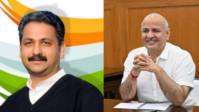 ਵਿਜੈ ਇੰਦਰ ਸਿੰਗਲਾ, ਮਨੀਸ਼ ਸਿਸੋਦੀਆ