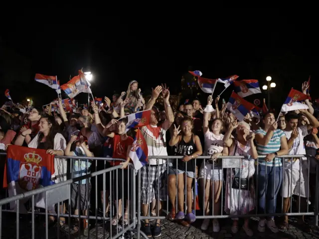 Među okupljenima u centru Beograda bio je i veliki broj dece