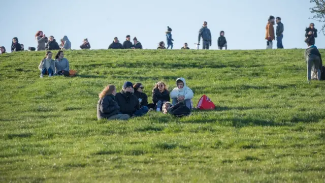 Люди в парке