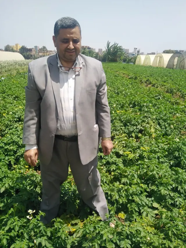 عبد المنعم الجندي أستاذ تربية النبات بمعهد بحوث البساتين في مركز البحوث الزراعي