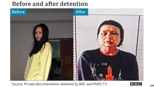 ਨਜ਼ਰਬੰਦ ਔਰਤ