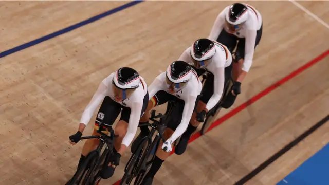 Женская сборная велосипедисток из Германии установила мировой рекорд