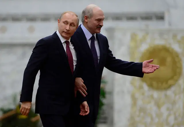 Лукашенко і Путін