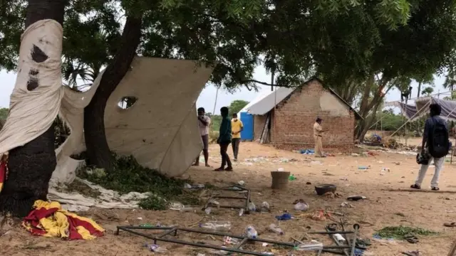 క్రిష్ణపట్నంలో ఆదివారం నాటి పరిస్థితి