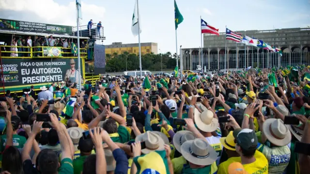 Protesto pró-Bolsonaropromoção betmotionBrasília