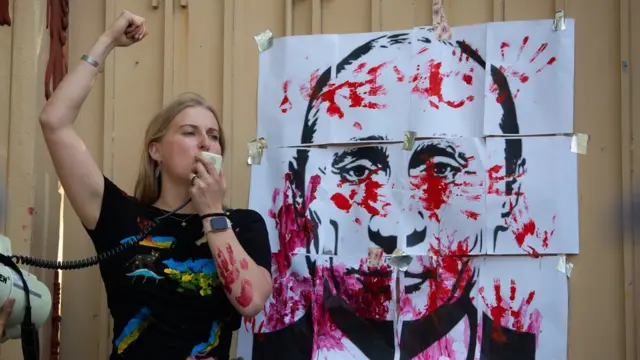 تظاهرات ضدجنگ مکزیکوسیتی