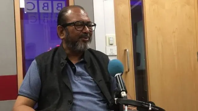 பிபிசி ஸ்டுடியோவில் நீலஞ்சன் முகோபாத்யாய்